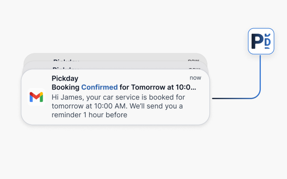 Booking confirmed notification